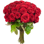 Blumenstrauß  'Red Passion'  - Stiellänge ca. 50 cm - Strauß frischer roter Rosen