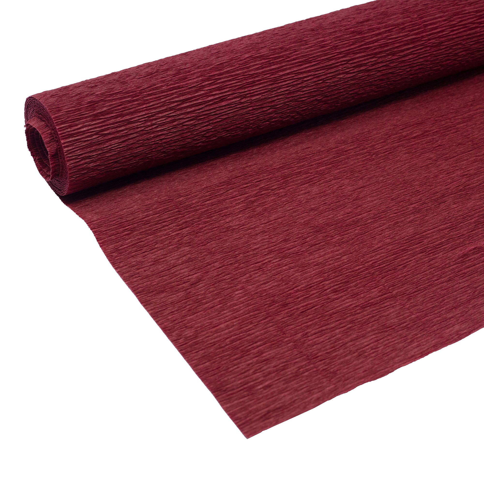 Premium Gärtnerkrepp - Floristenkrepp - 50 x 250 cm - bordeaux - wasserfest, lichtecht