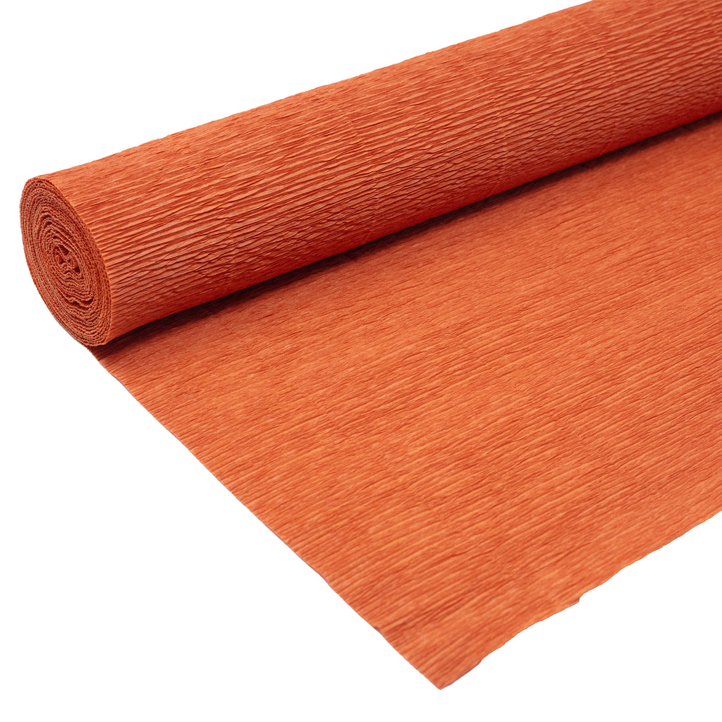 Premium Gärtnerkrepp - Floristenkrepp - 50 x 250 cm - terrakotta - wasserfest, lichtecht