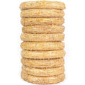 Lot de 10 couronnes de paille, diamètre 25 cm, épaisseur 4 cm