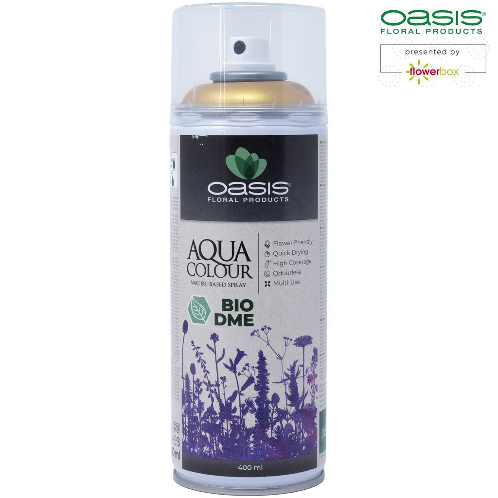 OASIS® Aqua Colour Spray Metallic - 400 ml - gold