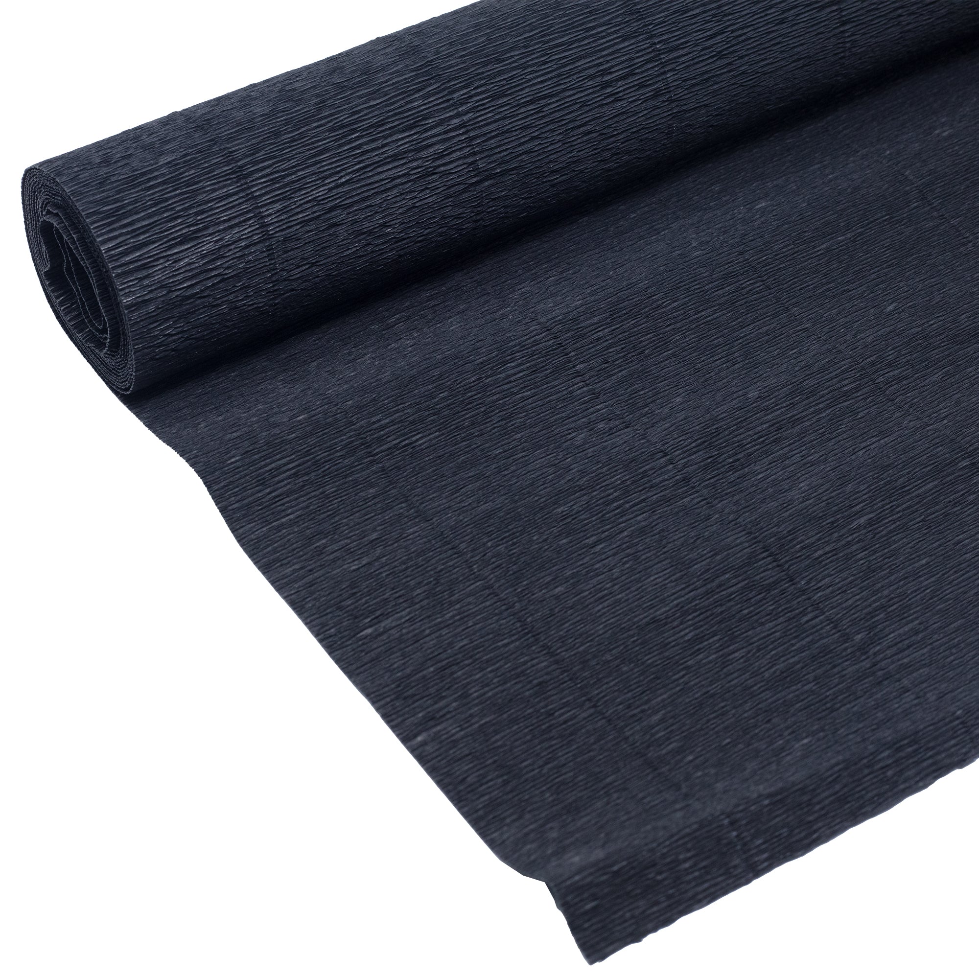 Premium Gärtnerkrepp - Floristenkrepp - 50 x 250 cm - schwarz - wasserfest, lichtecht