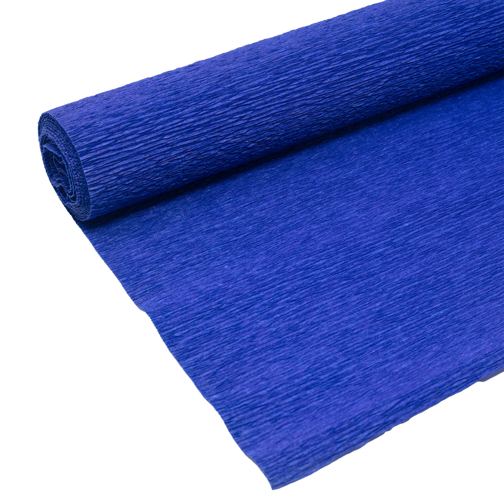 Premium Gärtnerkrepp - Floristenkrepp - 50 x 250 cm - köningsblau - wasserfest, lichtecht