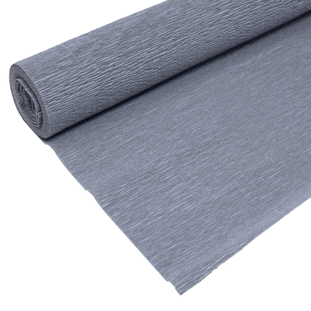 Premium Gärtnerkrepp - Floristenkrepp - 50 x 250 cm - grau - wasserfest, lichtecht