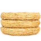 3er Set Strohrömer, Durchmesser 25 cm, Stärke 4 cm