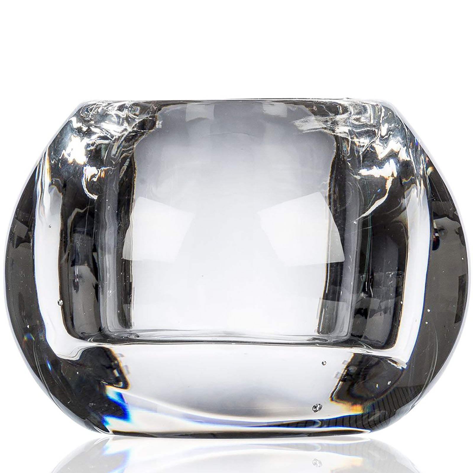 SHINE candle holder globe - klar - 7,7x7,7x5,5cm - Glas