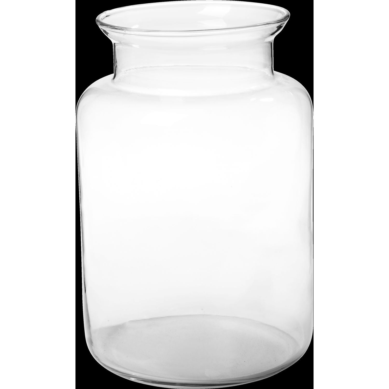 JAR glass vase small - klar - 17x17x25cm - Glas