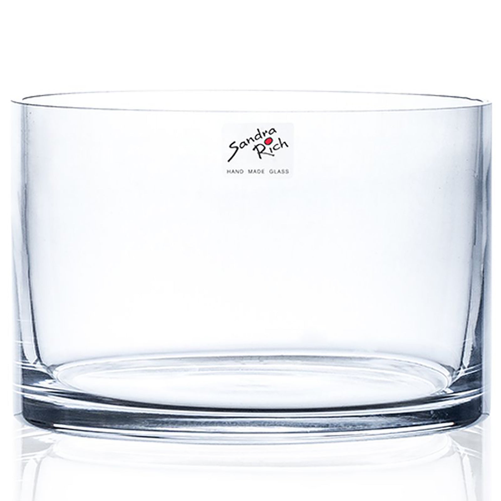 CYLI cylindrical vase - klar - 15x15x10cm - Glas