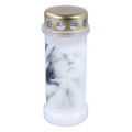 Grave candle no. 6 - Prayer - White