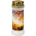 Grablicht Nr. 6 - Herbst - Weiß