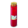 Grave candle No. 9 - with lid - Red