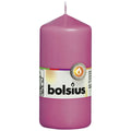 Pillar candle - Height 12 cm - Diameter 5.8 cm - Fuchsia