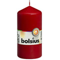 Pillar candle - Height 12 cm - Diameter 5.8 cm - Red