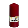Pillar candle - Height 15 cm - Diameter 5.8 cm - Antique red