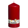 Pillar candle - Height 20 cm - Diameter 9.8 cm - Red