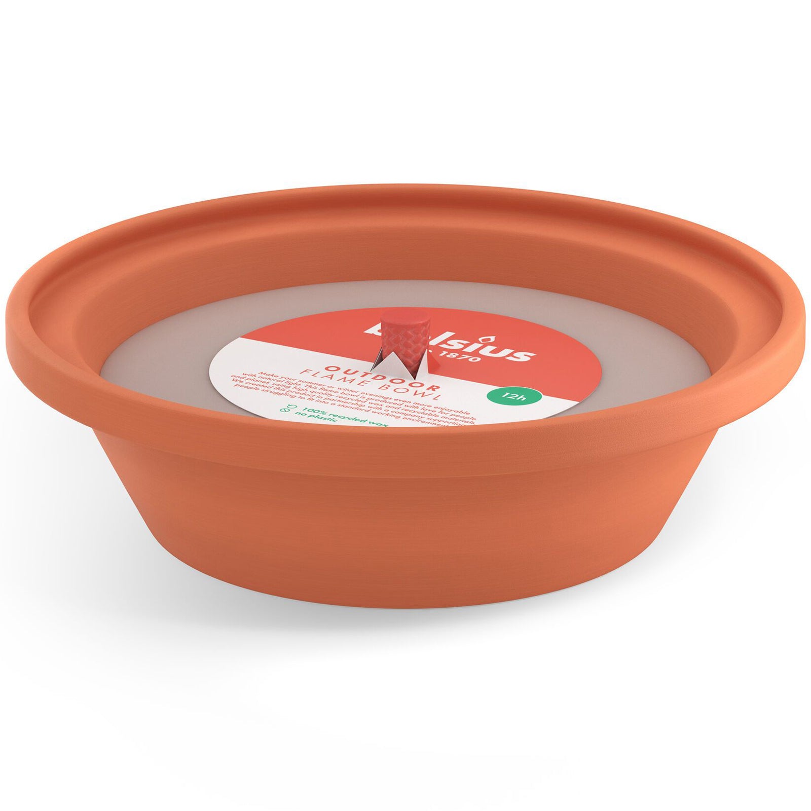 Flame bowl - Height 60 mm - Diameter 230 mm - Terracotta
