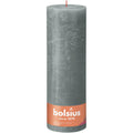 Pillar candle - Height 10 cm - Diameter 10 cm - Rustic - Eucalyptus