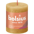 Pillar candle - Height 8 cm - Diameter 6.8 cm - Rustic - Honeycomb yellow