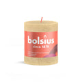 Pillar candle - Height 8 cm - Diameter 6.8 cm - Rustic - Oat beige