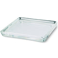 Square glass coaster - Size 100 / 100 mm - Clear