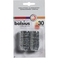 Menottes en aluminium - 30 pièces - diamètre 17-27 mm - argent