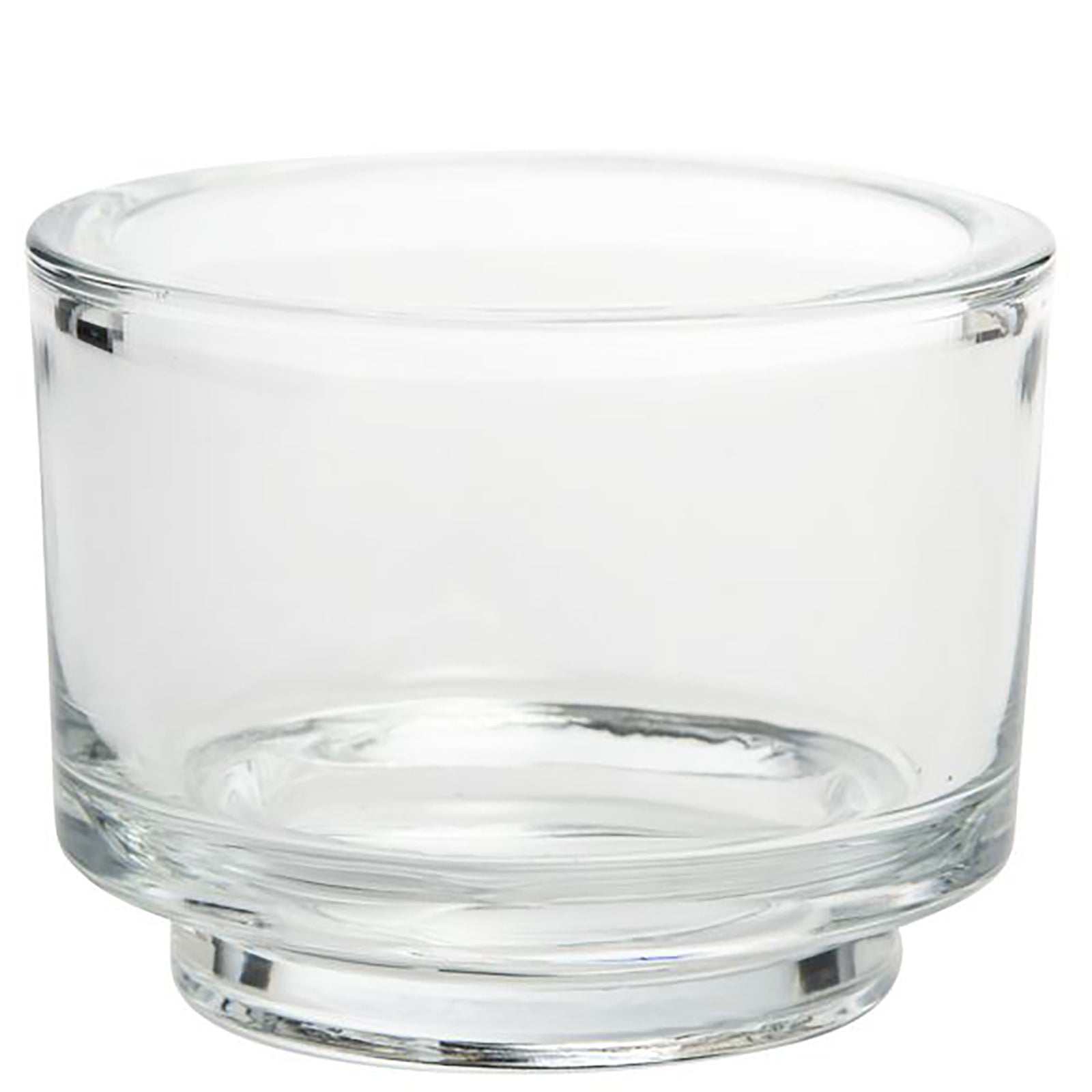 CLASSIC glass tealight holder - klar - 9,2x9,2x7cm - Glas