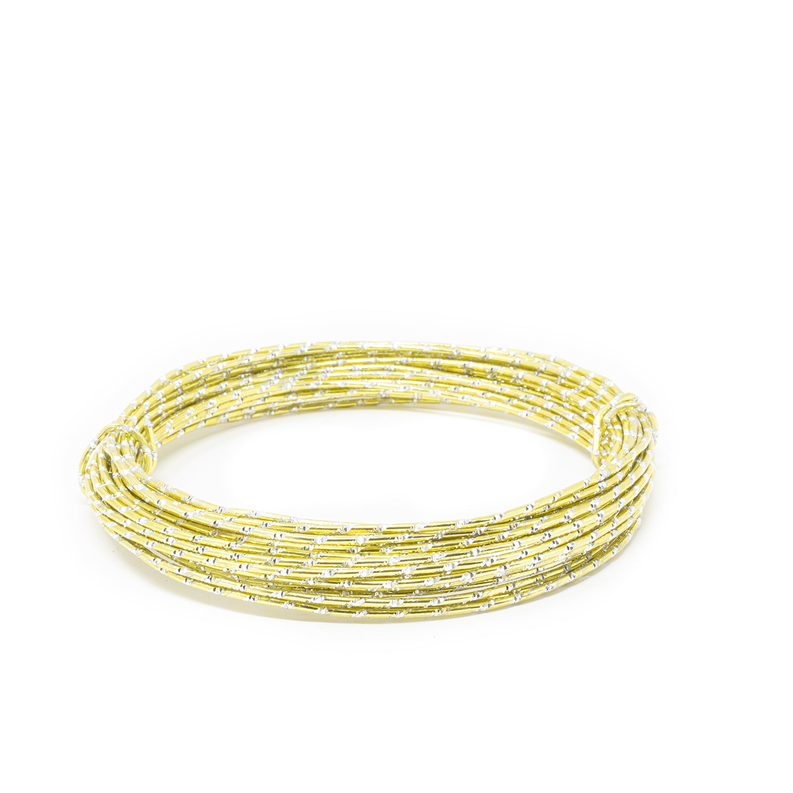 Diamant Aluminiumdraht - 2 mm x 10 m - lemon