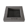 Tapis OASIS® BLACK BIOLINE® Quadro - diamètre extérieur : 35 cm - diamètre intérieur : 25 cm, hauteur : 5 cm - 2 pièces