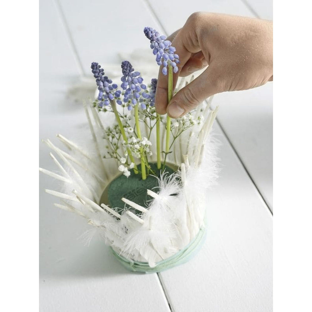 OASIS® Junior Complete - 5 x 12cm Ø - 12 pieces - white