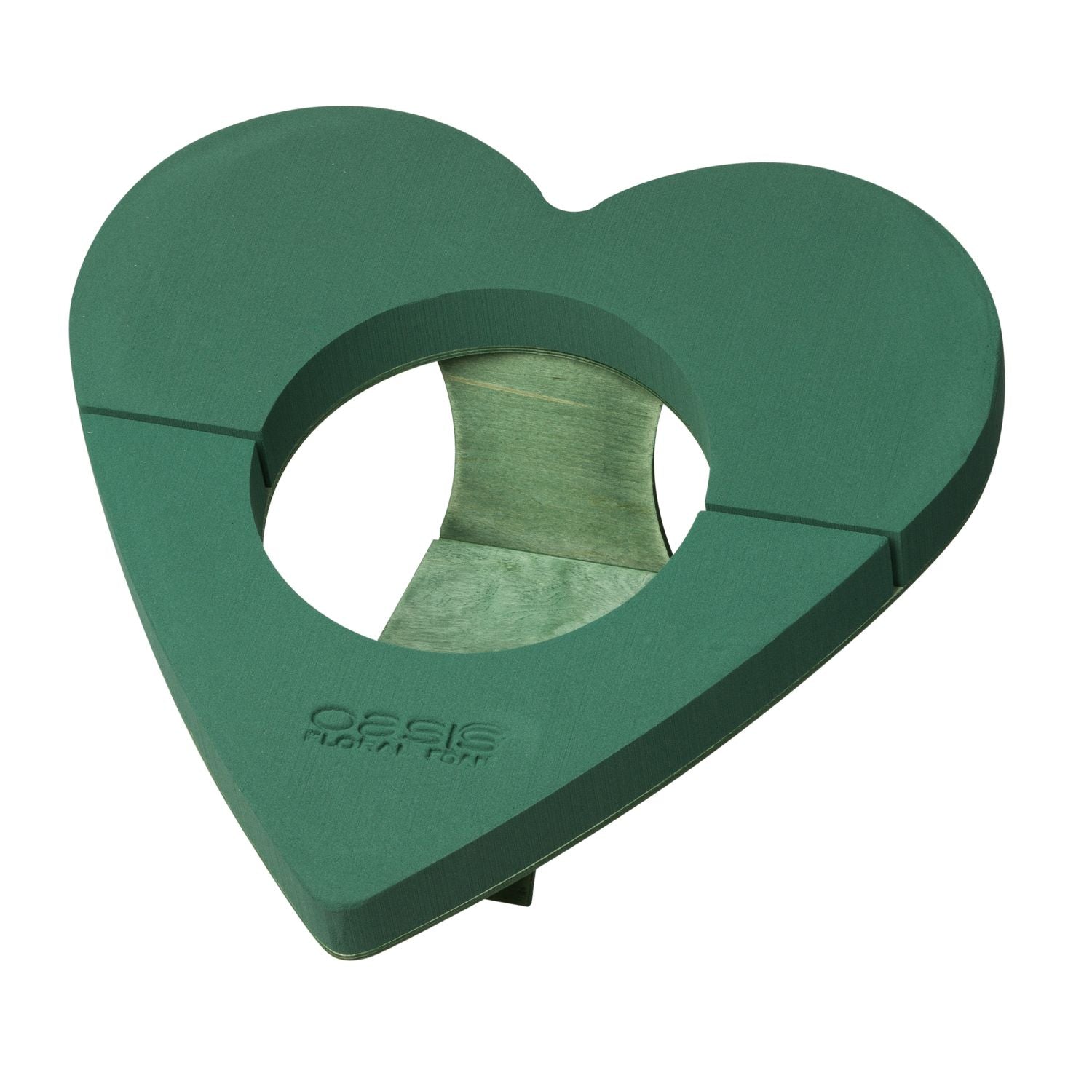 OASIS® BIOLINE® Urnenherz liegend - 52 x 52 x 5 cm, innen: 25 cm Ø
