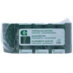 Manchon pour pot - 100 pièces - diamètre du pot : 125 mm - vert foncé