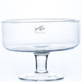 BOWL on foot - klar - 18x18x14cm - Glas