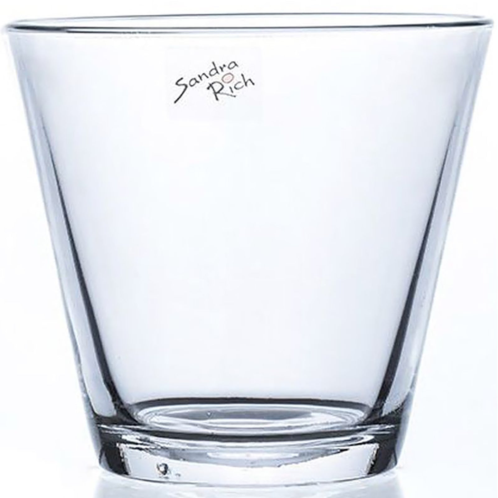 CONI conical pot - klar - 14x14x13cm - Glas