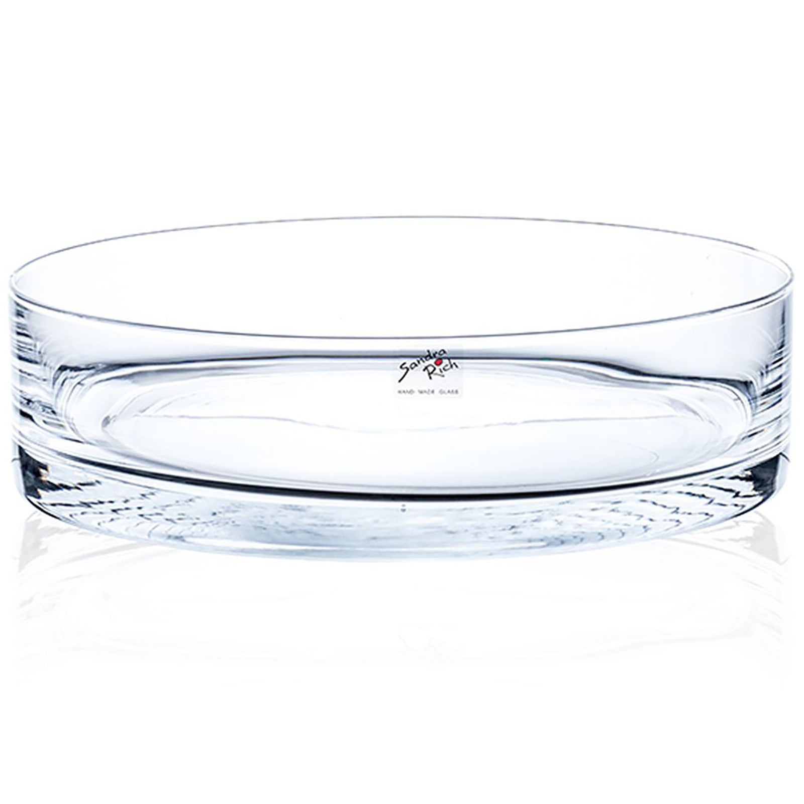 CORA bowl - klar - 30x30x8,5cm - Glas