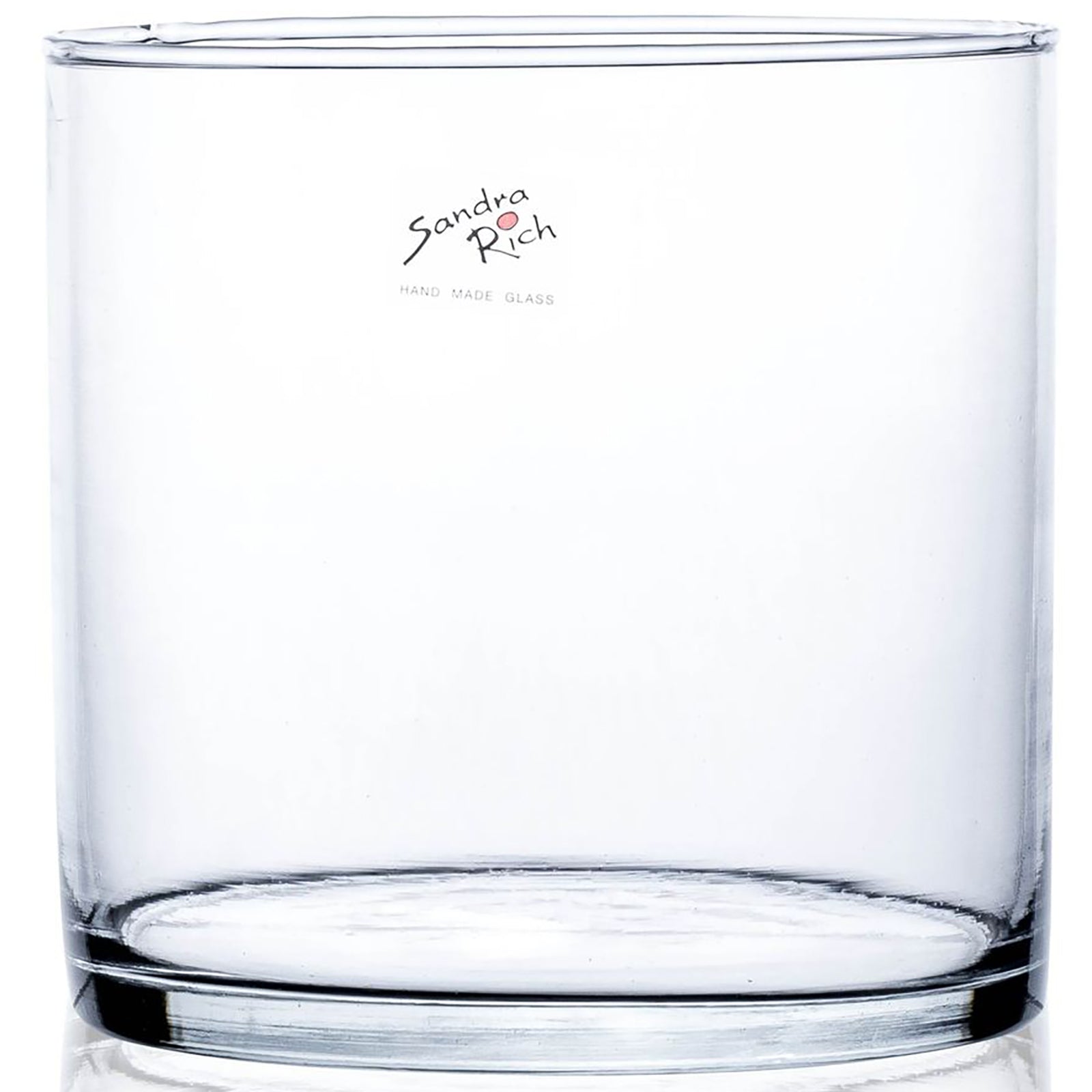 CYLI cylindrical vase - klar - 15x15x15cm - Glas