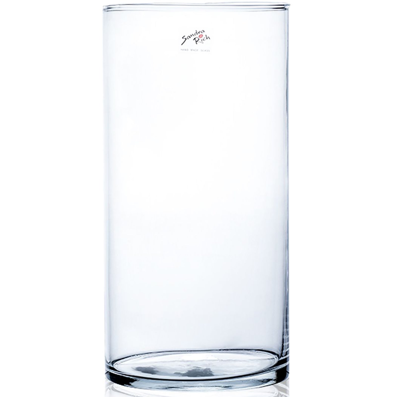 CYLI cylindrical vase - klar - 15x15x30cm - Glas