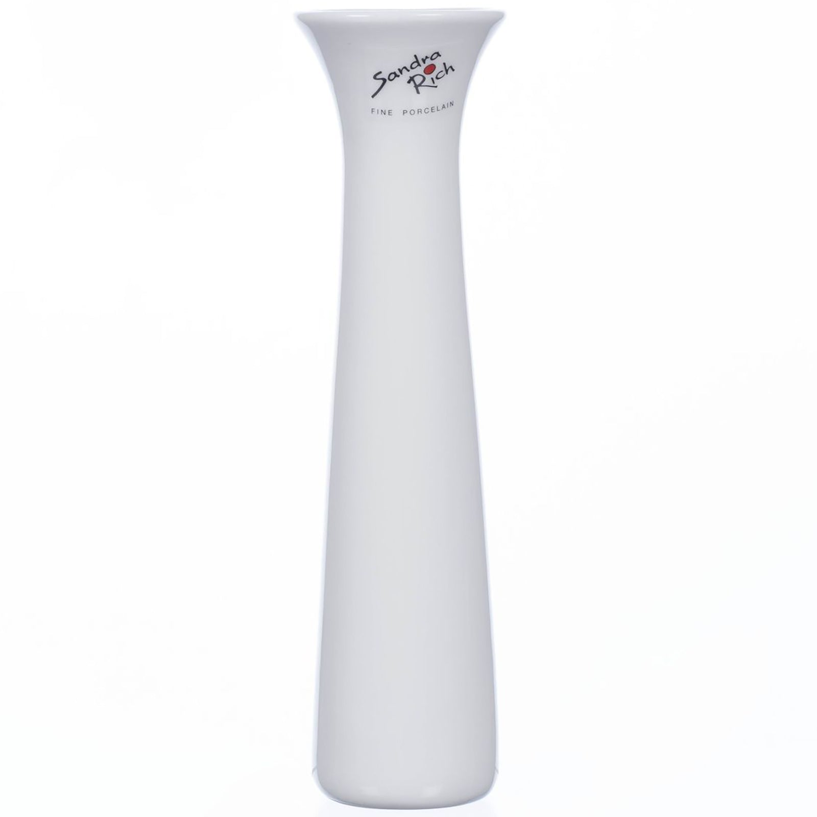 CLASSY porcelain solifleur vase - weiß - 5,5x5,5x20cm - Porzellan