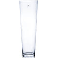 CONICAL conical round vase - klar - 17x17x50cm - Glas