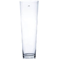 CONICAL conical round vase - klar - 19x19x70cm - Glas