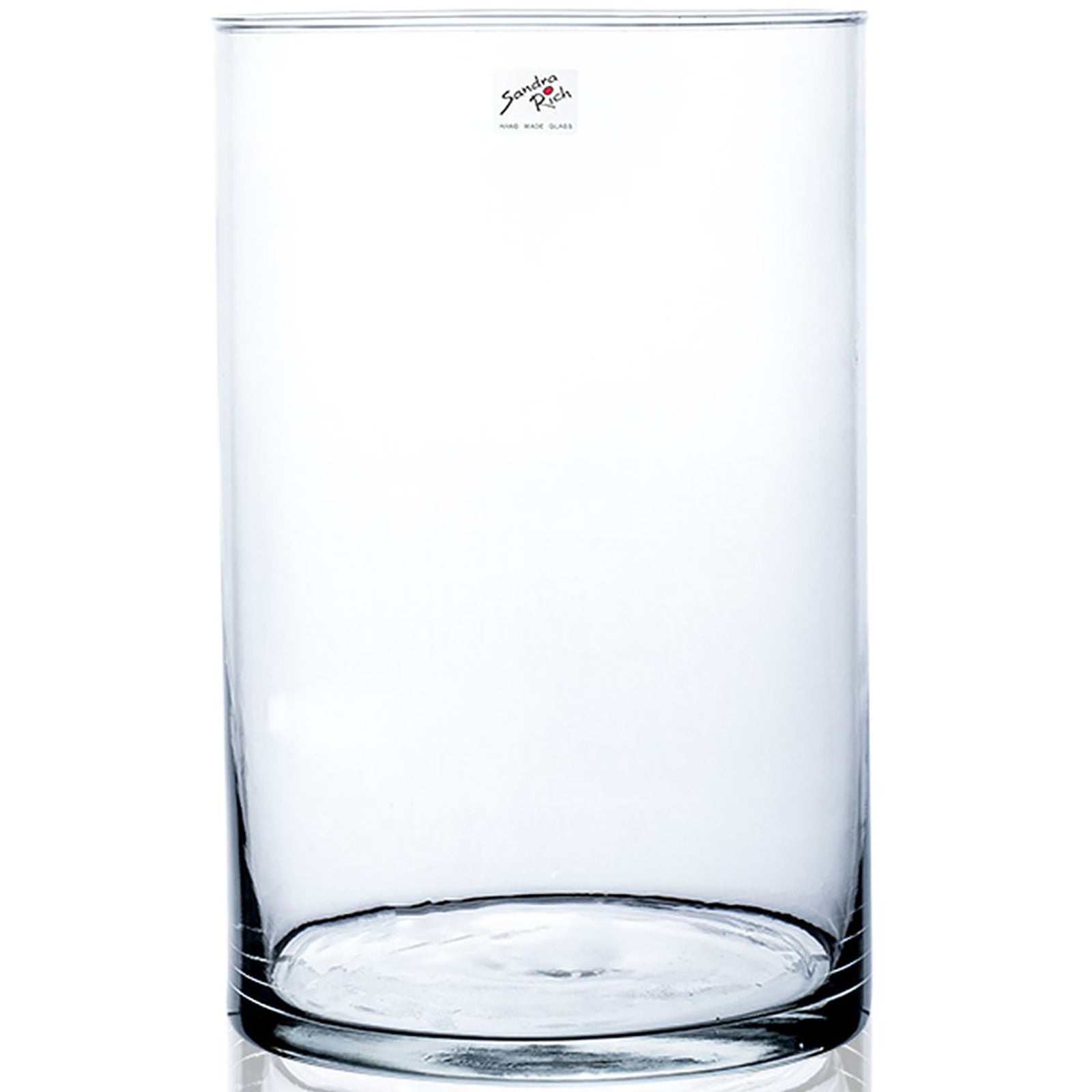 CYLI cylindrical vase - klar - 19x19x30cm - Glas