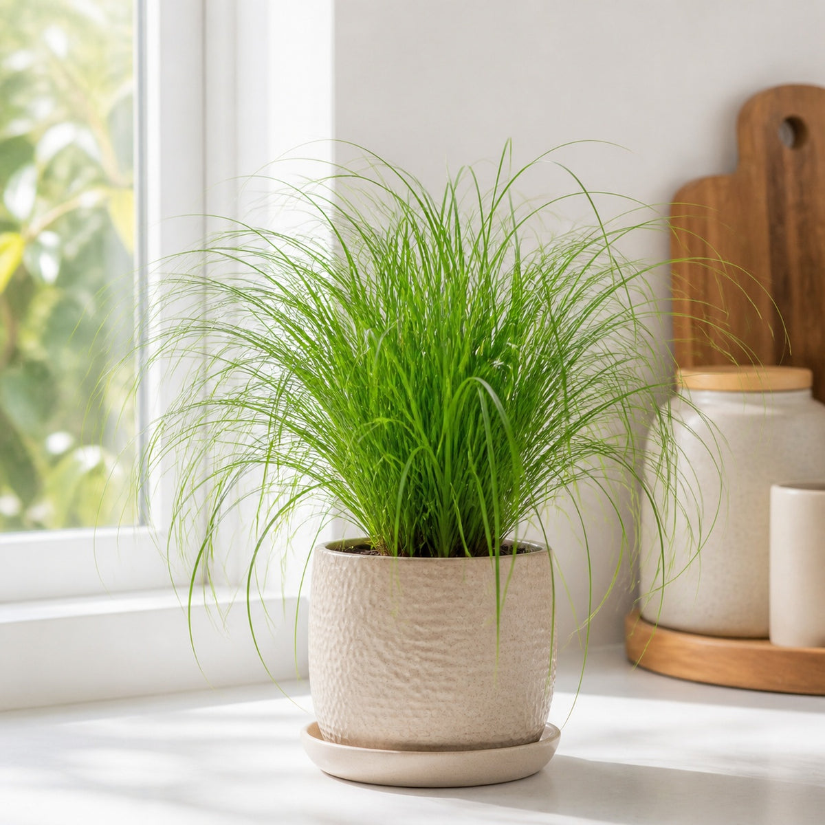 True cat grass - Cyperus alternifolius "Zumula" - Height approx. 30 cm, pot diameter 12 cm