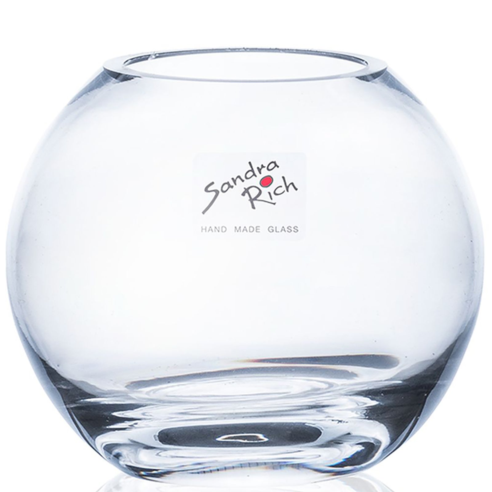 GLOBE vase - klar - 8,5x8,5x8cm - Glas