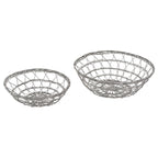 KorbSet/2 WIRE, Metall, 20,5x20,5x5 cm, 25,5x25,5x7 cm