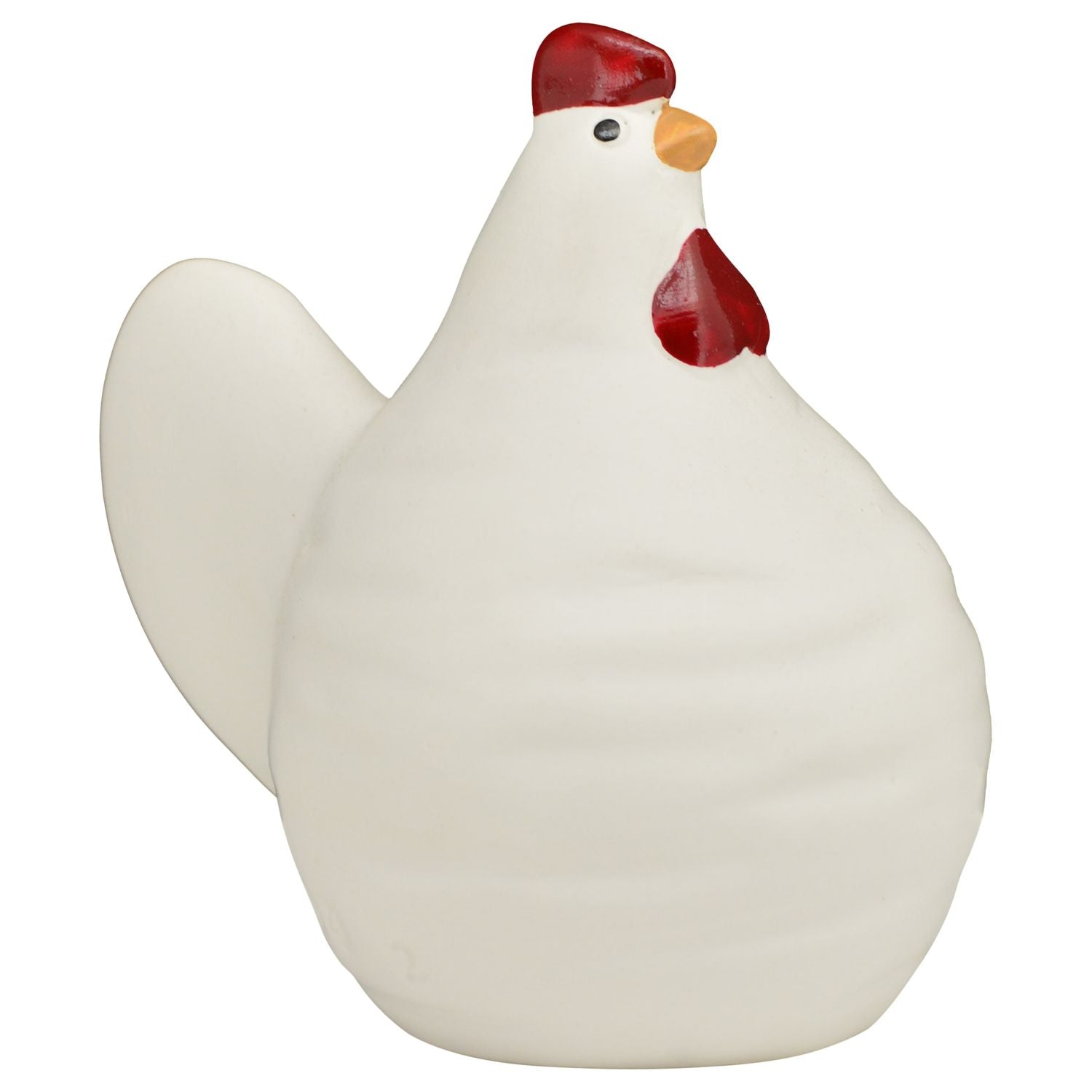 Huhn SpringIvory - Dolomite - Weiß - 8x5,5x9 cm