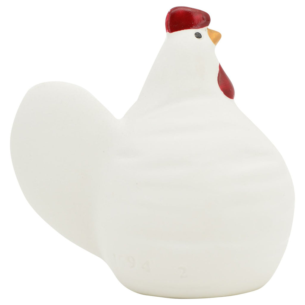 Huhn SpringIvory - Dolomite - Weiß - 8x5,5x9 cm