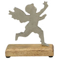 Angel Puri - wood/aluminum - 17x15x5 cm