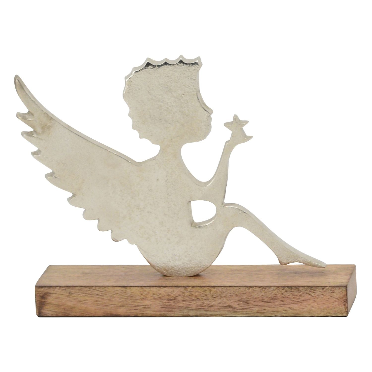 Angel Puri - wood/aluminum - 22x4.5x16.5 cm
