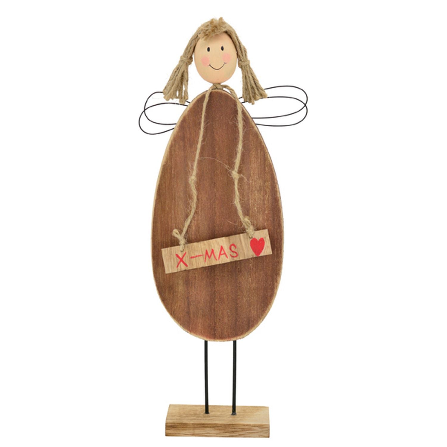 Engel Dost - Holz - 28x13x5 cm