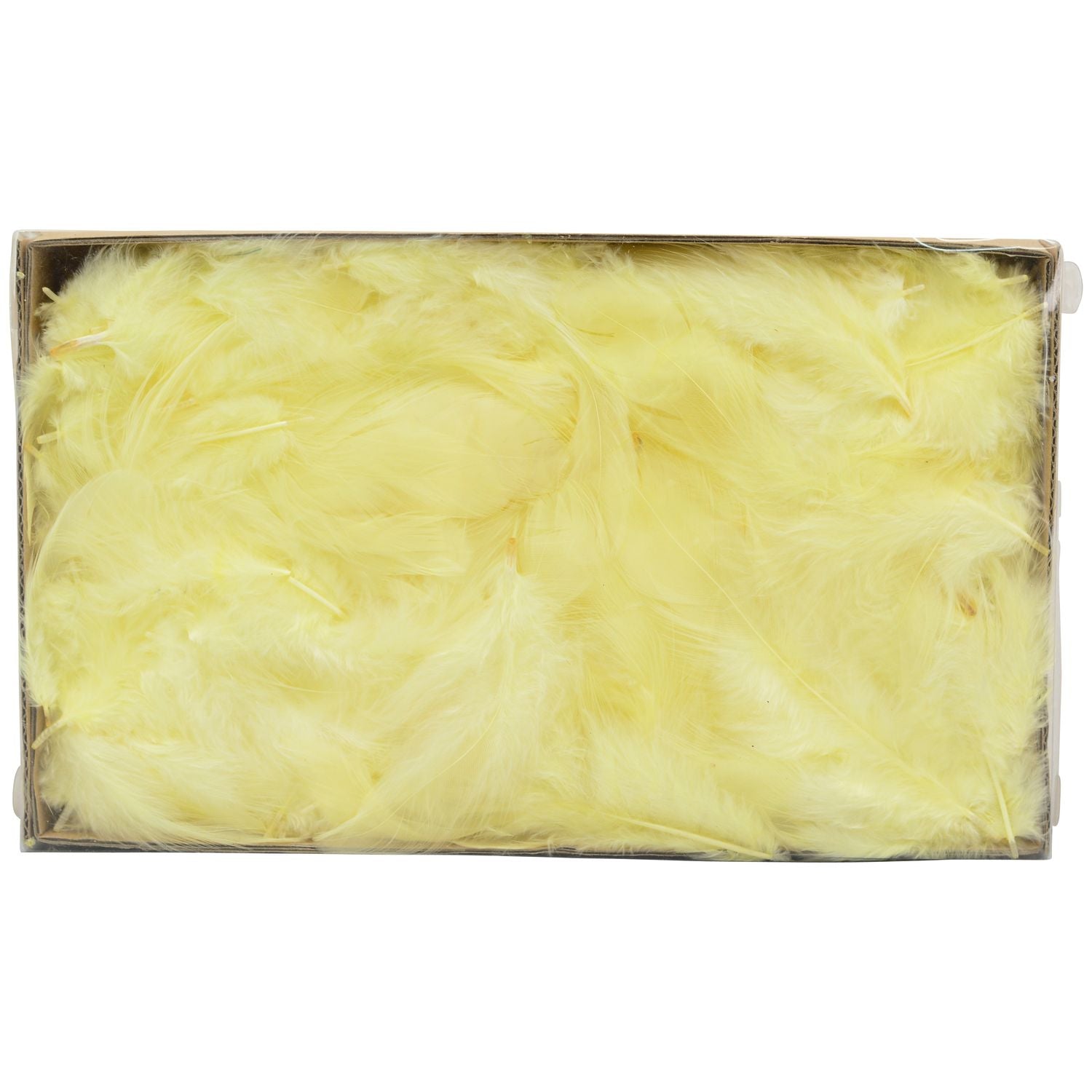 FedeR, gelb, Feder/Schaum, 25 cm