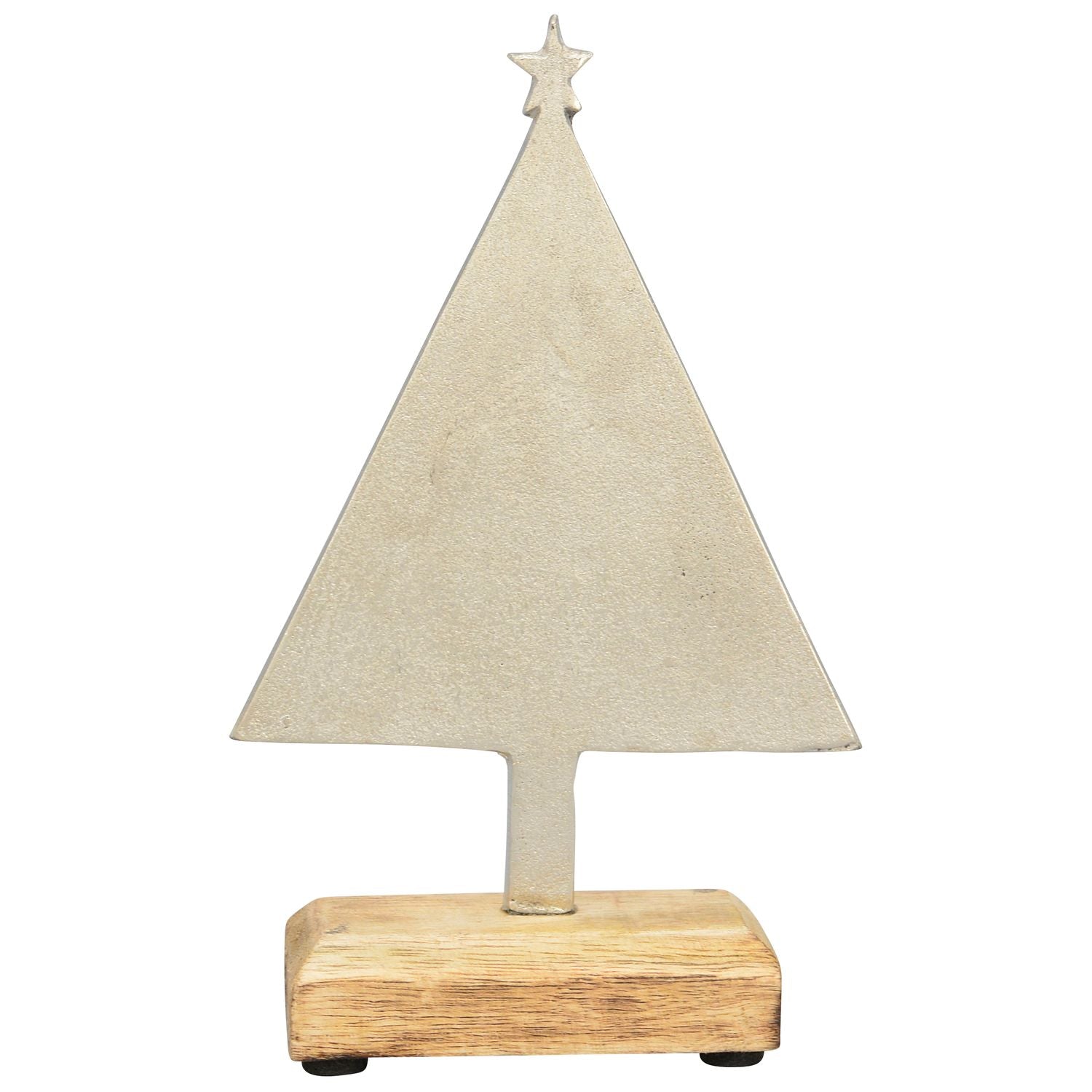 Baum Puri - Holz/Aluminium - 22,5x14x5 cm